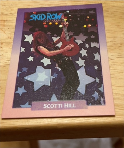 1991 Brockum Rock Cards #162 Scotti Hill — front