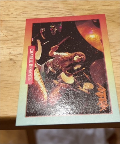 1991 Brockum Rock Cards #unknown Charlie Benante — front