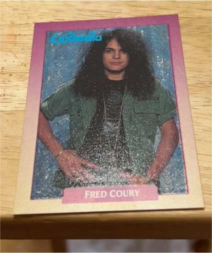 1991 Brockum Rock Cards #62 Fred Coury Cinderella — front