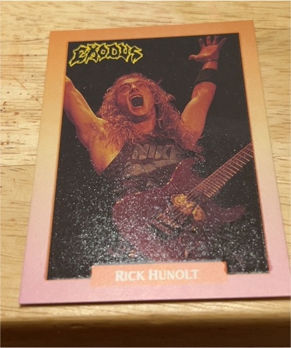 1991 Brockum Rockcards #282 Rick Hunolt — front