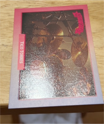 1991 Brockum Rock Cards #240 Tico Torres — front