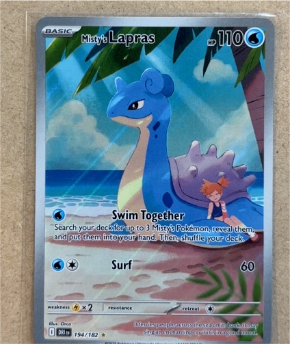 2023 Pokémon Scarlet & Violet: Destined Rivals #194 Misty's Lapras — front