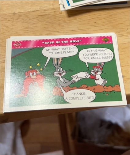 1992 Upper Deck Comic Ball 3 #181 Base In The Hole Bugs Bunny — front