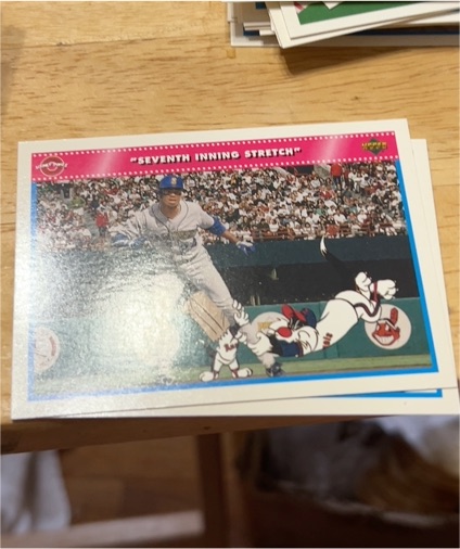 1992 Upper Deck Comic Ball 3 #197 Seventh Inning Stretch Ken Griffey Jr. — front