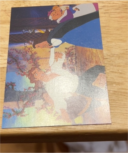 1993 Panini Snow White Sticker #40 — front