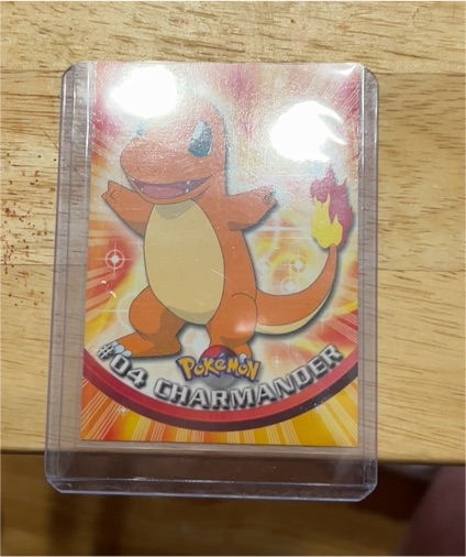 1999 Topps Pokemon TV Animation #4 Charmander — front
