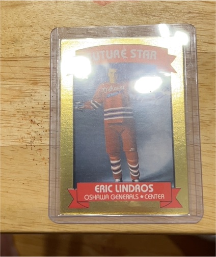 1990 Future Star Eric Lindros Oshawa Generals Center — front