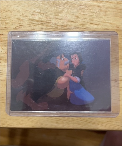 1992 Pro Set Beauty and the Beast #24 Papa Morris and Belle — front
