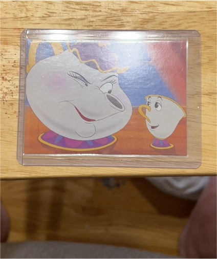 1992 Pro Set Disney Beauty and the Beast There's A Girl In the Castle #22 — front