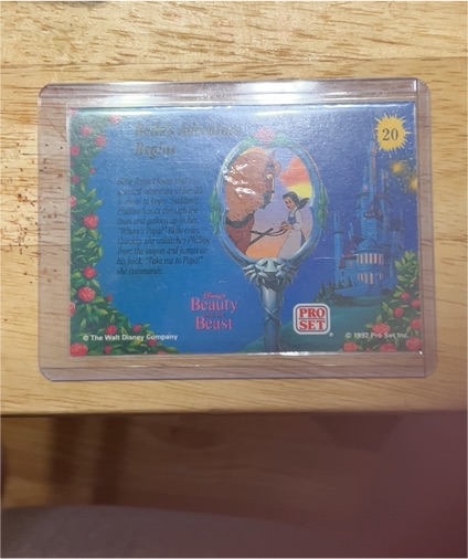 1992 Pro Set Beauty and the Beast #20 — front