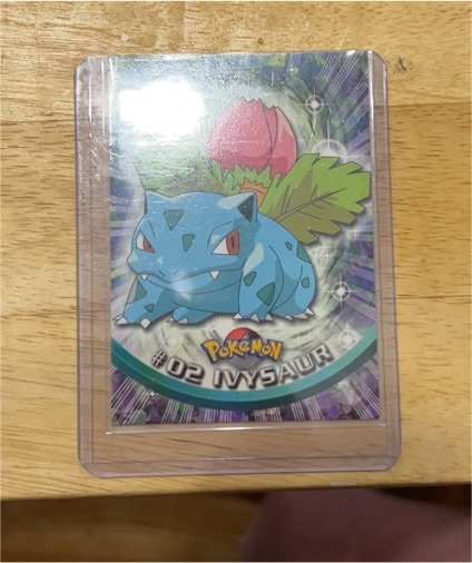 1999 Topps Pokemon TV Animation Edition #02 Ivysaur — front