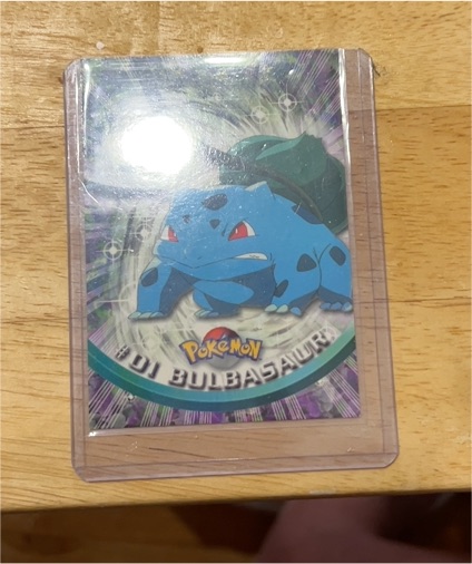1999 Topps #01 Bulbasaur — front