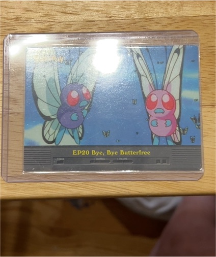 2000 Topps Pokemon EP20 Bye, Bye Butterfree — front
