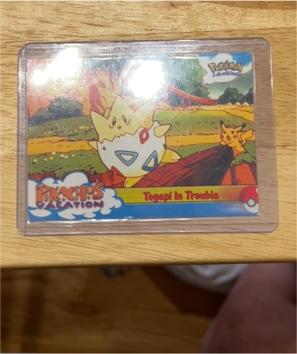 1999 Topps Pokemon The First Movie #45 Togepi in Trouble — front