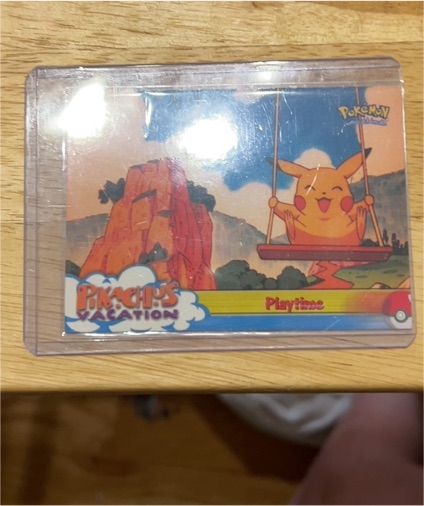 1997 Topps Pokemon #57 Pikachu's Vacation Playtime — front