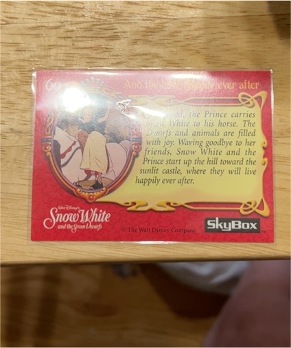 1993 SkyBox Disney Snow White and the Seven Dwarfs #14 — front