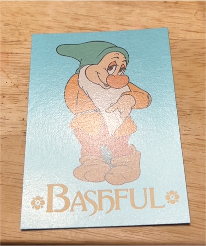 1993 Skybox Disney Snow White and the Seven Dwarfs #87 Bashful — front