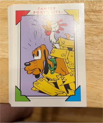 1991 Impel Disney Collector Cards Family Portraits #116 Pluto — front