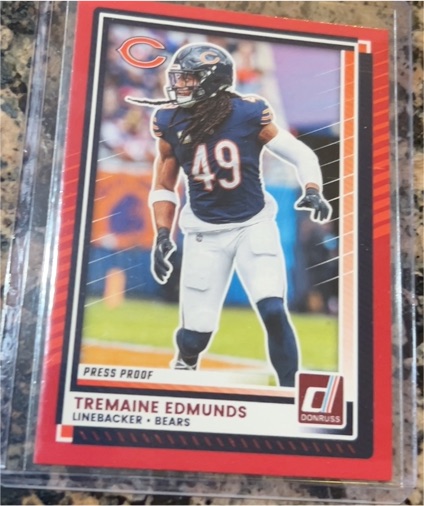 2025 Donruss #239 Tremaine Edmunds — front