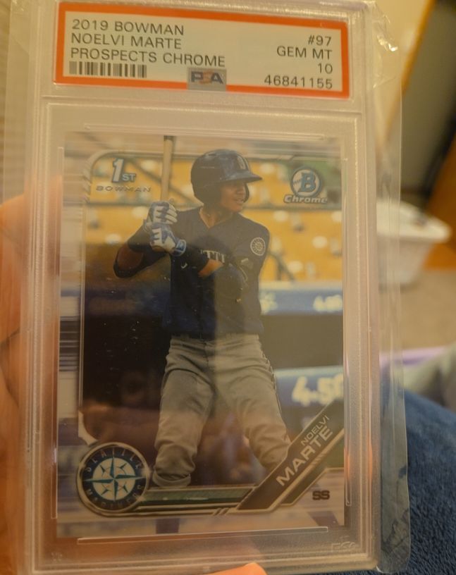 2019 Bowman Chrome #97 Noelvi Marte — front