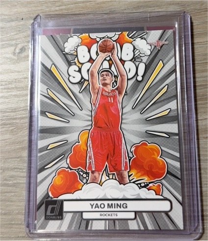 2023-24 Panini Donruss #18 Yao Ming Bomb Squad Houston Rockets — front