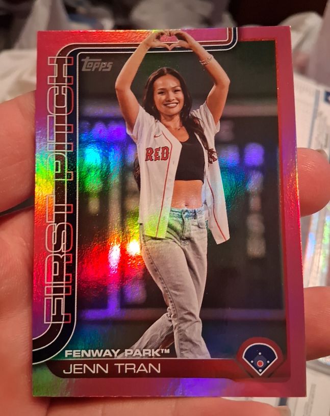 2025 Topps Series 2 First Pitch #FP2-4 Jenn Tran — front
