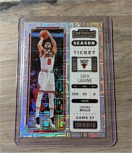 2022-23 Panini Contenders Season Ticket #200 Zach LaVine — front