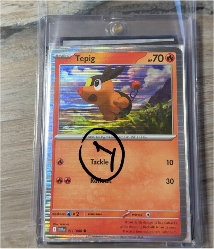 2022 Pokémon 011 Tepig — front