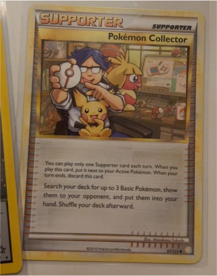 2010 Pokémon HeartGold & SoulSilver #97 Pokémon Collector — front