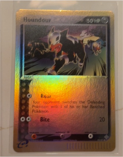 2003 Pokémon EX Dragon #59 Houndour — front