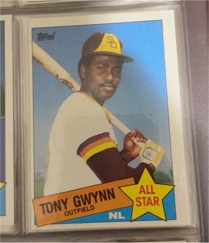 1985 Topps #717 Tony Gwynn — front