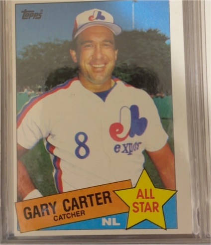 1985 Topps #719 Gary Carter All-Star — front