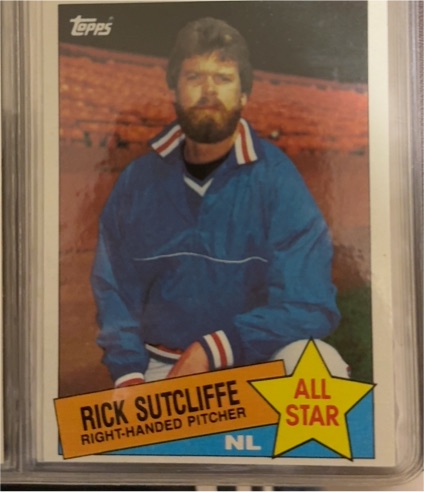 1985 Topps #720 Rick Sutcliffe All-Star — front