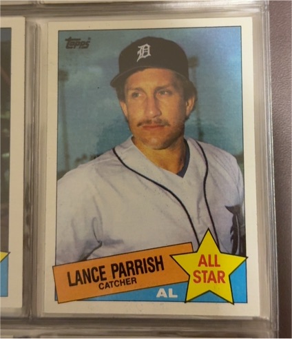 1985 Topps #708 Lance Parrish — front