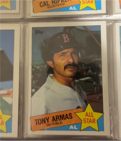 1985 Topps #707 Tony Armas — front