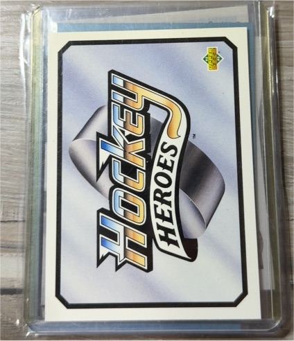1992-93 Upper Deck Hockey Heroes #HEAD Wayne Gretzky Header Card — front