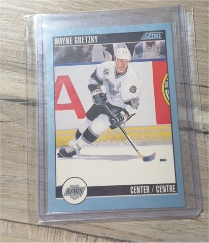 1992-93 Score #1 Wayne Gretzky — front