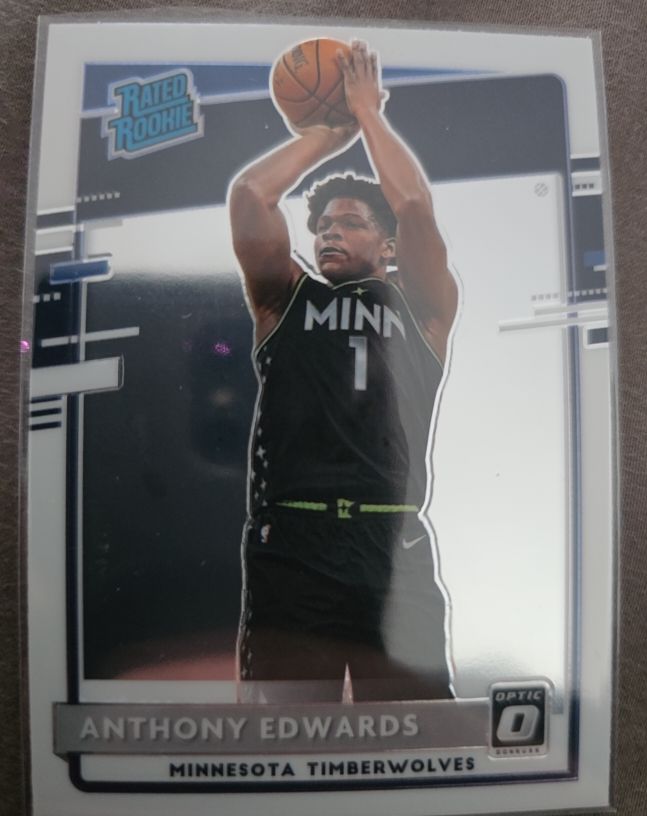 2020-21 Panini Donruss Optic #151 Anthony Edwards — front