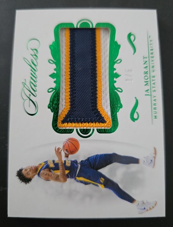 2019 Panini Flawless Ja Morant #/15 — front