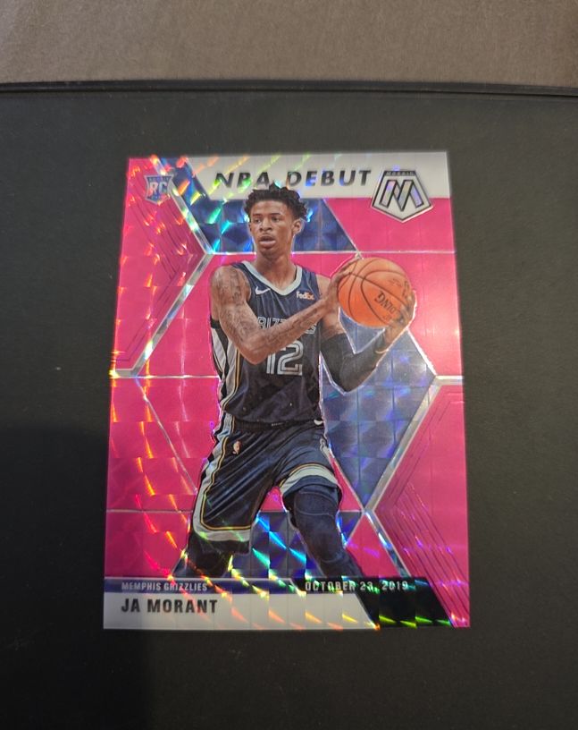 2019-20 Panini Mosaic #274 Ja Morant NBA Debut Rookie Card — front