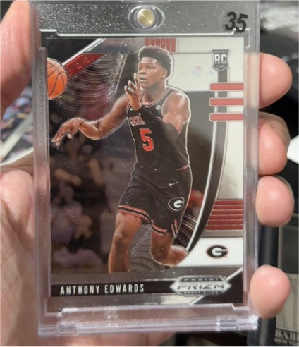 2020-21 Panini Prizm Draft Picks #41 Anthony Edwards — front