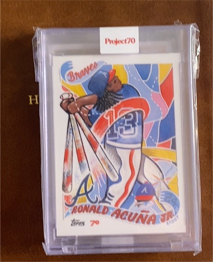 2021 Topps Project 70 #130 Ronald Acuna Jr. by Efdot — front