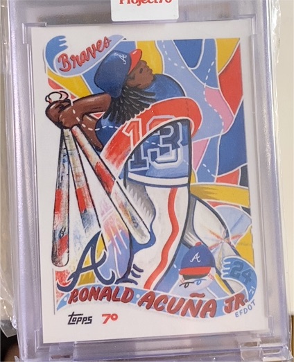 2021 Topps Project 70 #130 Ronald Acuna Jr. by Efdot — front