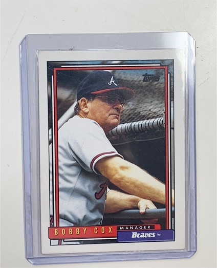 1992 Topps #489 Bobby Cox — front