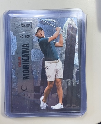 2022 Skybox Metal Universe Champions #005 Collin Morikawa — front