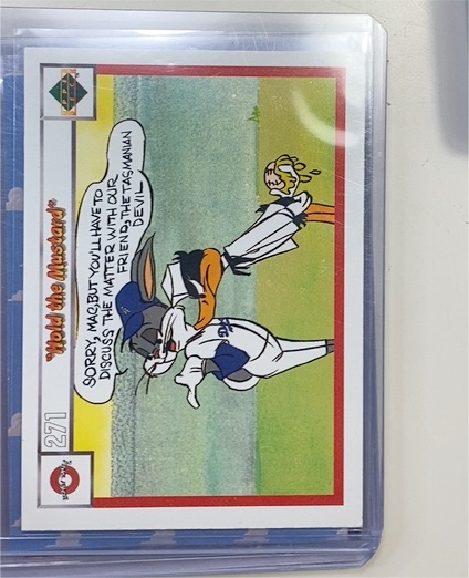 1990 Upper Deck Comic Ball #271 Bugs Bunny Hold the Mustard — front
