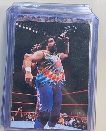 1998 Comic Images WWF WWE Dude Love Mick Foley Mankind #20 — front