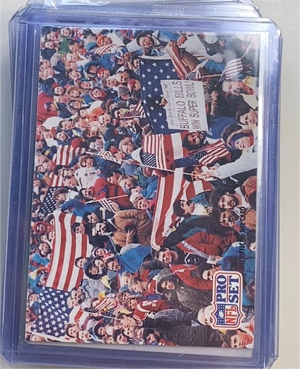 1991 Pro Set #719 Buffalo Bills Fans — front