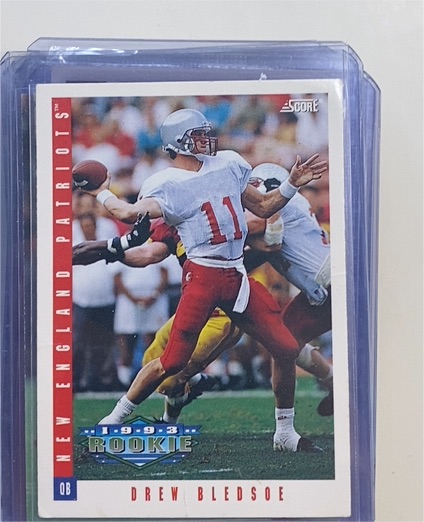 1993 Score #308 Drew Bledsoe — front