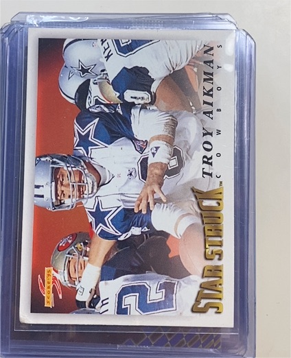 1995 Score #215 Troy Aikman — front